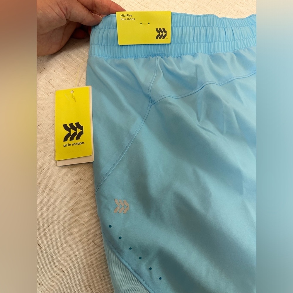 All in Motion Blue Bermuda Shorts Lightweight Elastic Waist 🌴☀️ - Picture 6 of 10